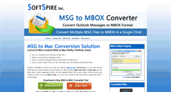 Desktop Screenshot of msgtomac.softspire.com