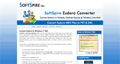 Desktop Screenshot of eudora-to-windows-7-mail.softspire.com
