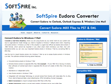 Tablet Screenshot of eudora-to-windows-7-mail.softspire.com